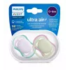Philips Avent Ultra Air žindukas 0-6 mėn., 2 vnt., mergaitėms, rožinė/violetinė, SCF085/24
