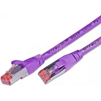Wirewin Cat6 S/FTP LSOH tinklo kabelis, RJ45, violetinės spalvos, 15 m PKW-PIMF-KAT6 15.0 VT