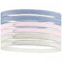 Nike Swoosh Sport plaukų gumelės, 6 vnt. rinkinys – Metallic Purple, Pink, Yellow N1002008511OS