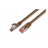 Wirewin CAT6 S/FTP LSOH tinklo kabelis 7,0 m rudas PKW-PIMF-KAT6 7.0 BR