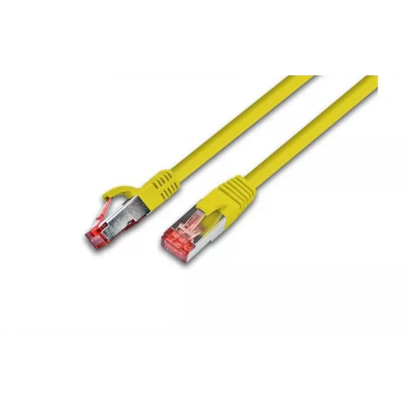 Wirewin KAT6A HQ tinklo kabelis, S/FTP, LSOH, geltonas, 10 m, RJ45 (PKW-PIMF-KAT6A 10.0 GE)