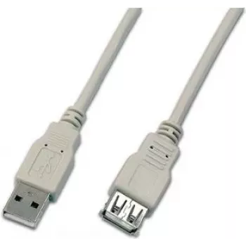 Wirewin USB A-A MF 3.0 GR USB prailginimo kabelis, 3 m, USB 2.0, pilkas