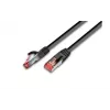Wirewin PKW-PIMF-KAT6A 0.5 SW Cat6a S/FTP tinklo kabelis, 0,5 m, juodas