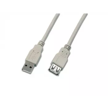 Wirewin USB 2.0 prailginimo kabelis A male to A female 5m pilkas USB A-A MF 5.0 GR