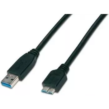 Wirewin USB 3.0 A-MB MM 0.5 SW - 0,5 m USB-A į Micro-B kabelis, juodas