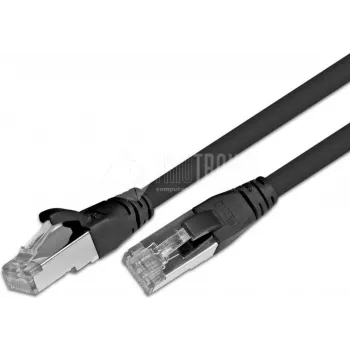 Wirewin Cat.5e F/UTP 1m tinklo kabelis, juodas (PKW-STP-K5E 1.0 SW)