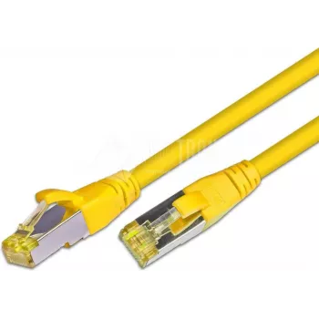 Wirewin Cat.6A S/FTP tinklo kabelis, 7,5 m, geltonas, RJ45, 10Gbps, 500MHz, AWG26, PIMF PKW-PIMF-KAT6A 7.5 GE