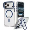 SPIGEN Ultra Hybrid Optik S MagSafe dėklas, skirtas iPhone 17 Pro Max / 18 Pro Max - skaidrus / tamsiai mėlynas