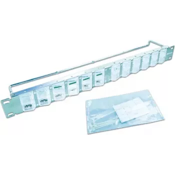 Wirewin High Quality 24-Port Keystone Module Blank Panel, 0° or 45° Angle Adjustable Keystone System (WKS PANEL 24 DYN ANG)