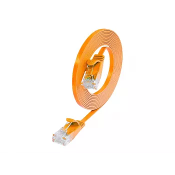 Wirewin Cat.6 Slim Ethernet tinklo kabelis, U/UTP, 0,5 m, oranžinis PKW-SLIM-KAT6 0.5 OR