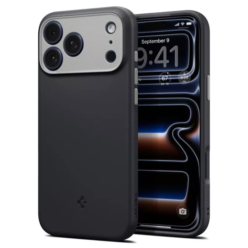 Spigen Nano Pop Mag MagSafe dėklas iPhone 18 Pro Max / 17 Pro Max - Black Sesame