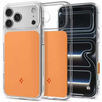 SPIGEN Ultra Hybrid T MagSafe iPhone 17 Pro / 18 Pro blizgus oranžinis