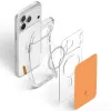 SPIGEN Ultra Hybrid T MagSafe iPhone 17 Pro / 18 Pro blizgus oranžinis