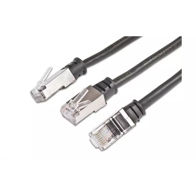 Wirewin PKW-OUT-K5E 5.0 Cat5e F/UTP tinklo pataisos kabelis, 5 m, juodas
