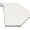 Wirewin WKS DIN Rail Cover Right - plastikinis dangtelis Keystone DIN bėgių laikikliui, šviesiai pilkas