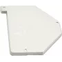 Wirewin WKS DIN Rail Cover Right - plastikinis dangtelis Keystone DIN bėgių laikikliui, šviesiai pilkas