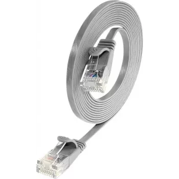 Wirewin Cat.6 U/UTP plonas tinklo kabelis, RJ45, 10 m, pilkas PKW-SLIM-KAT6 10.0