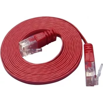 Wirewin Cat.6 Slim U/UTP tinklo kabelis, 10 m, raudonas (PKW-SLIM-KAT6 10.0 RT)