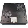 Wirewin FAN ROOF 2V BL stogo aušinimo ventiliatorius 19 inch spintai, 2 ventiliatoriai, 230V, 460 m³/h, juodas