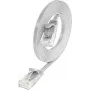 Wirewin Cat.6 Slim Ethernet komutacinis kabelis, U/UTP, 2,0 m, baltas PKW-SLIM-KAT6 2.0 WS