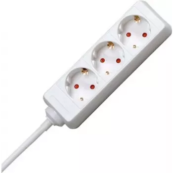 HEINRICH KOPP 3 lizdų prailgintuvas su 45° pasvirusiais lizdais, 3 m kabeliu H05VV-F 3G1.5mm², 16A, 250V, juodas 128688650