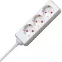 HEINRICH KOPP 3 lizdų prailgintuvas su 45° pasvirusiais lizdais, 3 m kabeliu H05VV-F 3G1.5mm², 16A, 250V, juodas 128688650