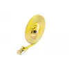 Wirewin Cat6A Slim Ethernet tinklo kabelis U/FTP plokščias geltonas 1m 10Gbps PKW-STP-SLIM-K6A 1.0 GE