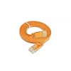 Wirewin Triotronik PKW-SLIM-KAT6 3.0 OR Cat6 U/UTP plonas Ethernet tinklo kabelis, RJ-45 male to male, 3m, oranžinis
