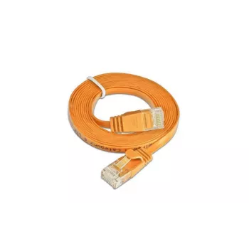 Wirewin Triotronik PKW-SLIM-KAT6 3.0 OR Cat6 U/UTP plonas Ethernet tinklo kabelis, RJ-45 male to male, 3m, oranžinis