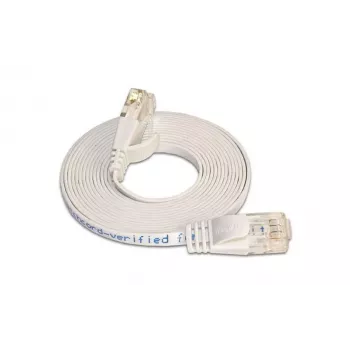 Wirewin Cat.6 Slim tinklo kabelis U/UTP 7,5m baltas PKW-SLIM-KAT6 7.5 WS