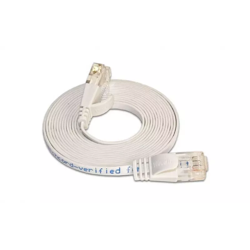 Wirewin Cat.6 Slim tinklo kabelis U/UTP 7,5m baltas PKW-SLIM-KAT6 7.5 WS