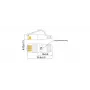 Wirewin Triotronik 0,15 m Cat6 U/FTP plonas Ethernet tinklo kabelis, RJ45 male to male, baltas (PKW-STP-SLIM-KAT6 0.15 WS)