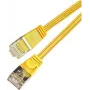 Wirewin Cat.6 SLIM tinklo kabelis, STP(PIMF), 0,75 m, geltonas (PKW-STP-SLIM-KAT6 0.75 GE)
