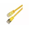 Wirewin Cat.6 SLIM tinklo kabelis, STP(PIMF), 0,75 m, geltonas (PKW-STP-SLIM-KAT6 0.75 GE)