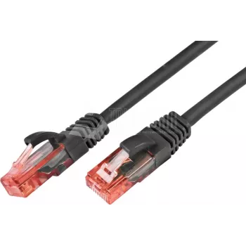 Wirewin PKW-UTP-KAT6 20.0 SW Cat6 U/UTP tinklo komutacinis kabelis, 20 m, juodas
