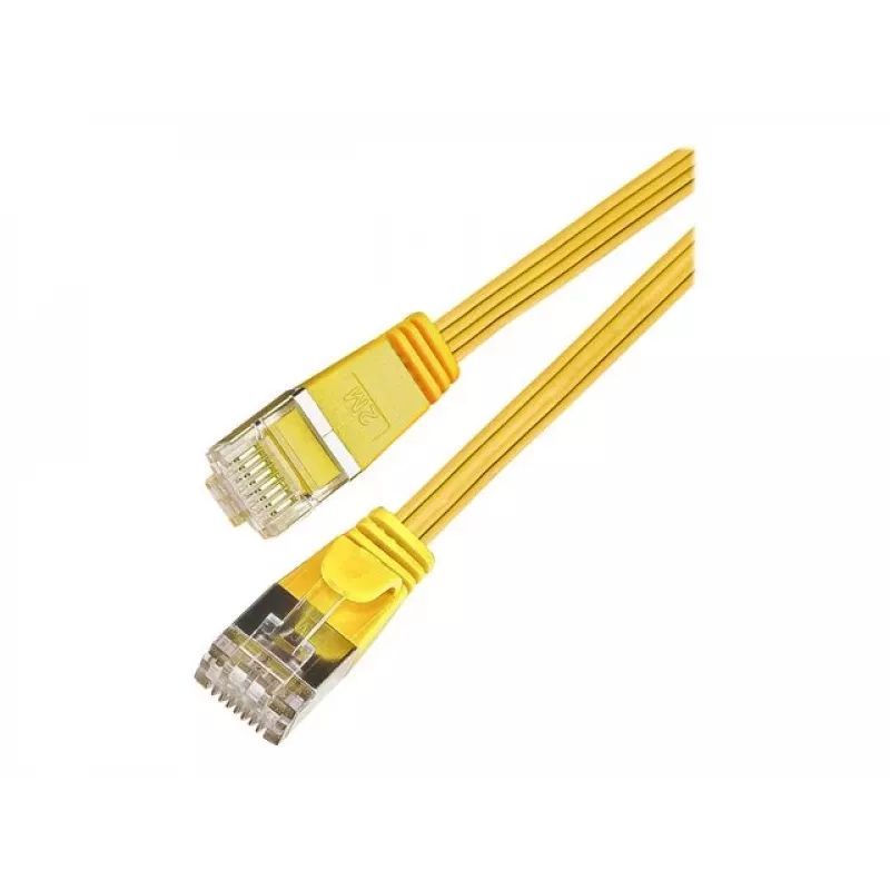 Wirewin SLIM S6 25 GE - Cat.6 SLIM tinklo kabelis, STP(PIMF), 25 m, geltonas (PKW-STP-SLIM-KAT6 25.0 GE)
