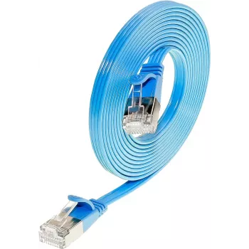 Wirewin Triotronik Cat6 U/FTP plonas tinklo kabelis, 3m, mėlynas PKW-STP-SLIM-KAT6 3.0 BL