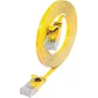Wirewin SLIM tinklo kabelis U/UTP Cat6 geltonas 0,75 m PKW-SLIM-KAT6 0.75 GE