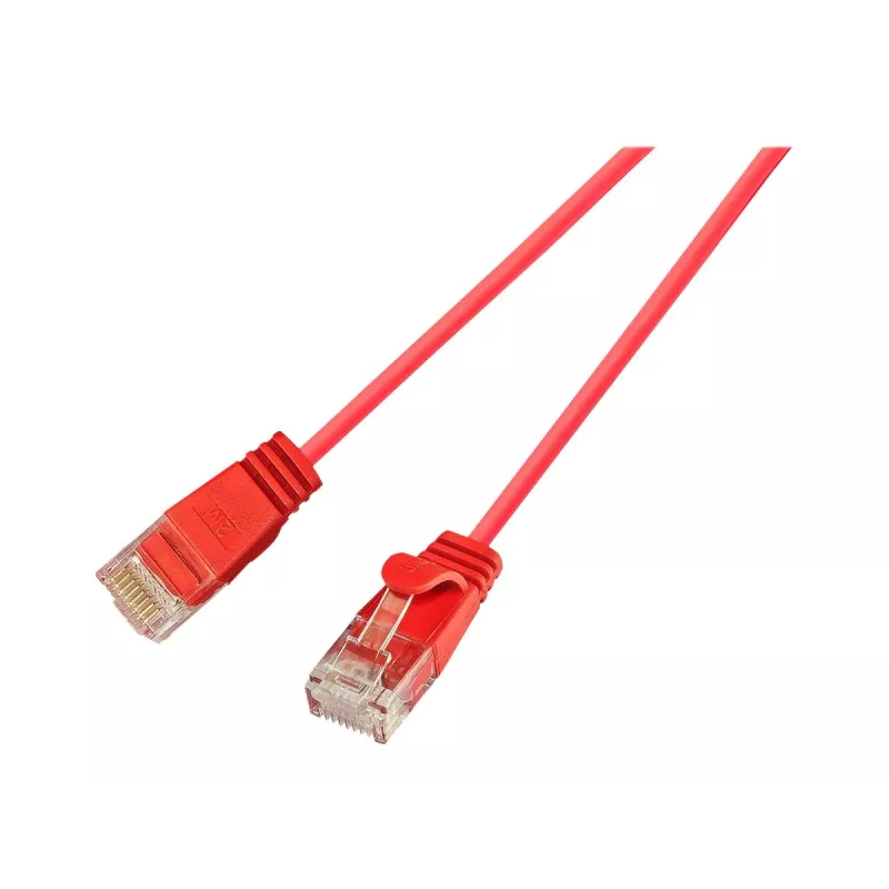 Wirewin Cat.6 Slim-Light tinklo kabelis U/UTP 0,15 m raudonas PKW-LIGHT-K6 0.15 RT