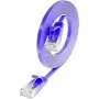 Wirewin Cat6 U/UTP slim Ethernet tinklo kabelis, 0,1 m, violetinės spalvos PKW-SLIM-KAT6 0.1 VT