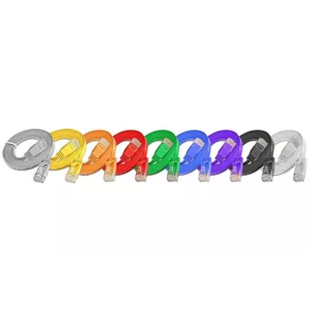 Wirewin Cat6 U/UTP slim Ethernet tinklo kabelis, 0,1 m, violetinės spalvos PKW-SLIM-KAT6 0.1 VT