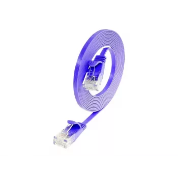 Wirewin Cat.6 U/UTP plonas tinklo kabelis, 0,5 m, violetinis PKW-SLIM-KAT6 0.5 VT