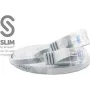 Wirewin Triotronik PKW-SLIM-KAT6 20.0 WS - 20m baltas Cat6 U/UTP plonas Ethernet tinklo kabelis, RJ45 male to male, Gigabit