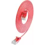 Wirewin Cat.6 Slim-Light tinklo kabelis U/UTP 3,0 m raudonas PKW-LIGHT-K6 3.0 RT
