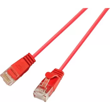 Wirewin Cat.6 Slim-Light tinklo kabelis U/UTP 3,0 m raudonas PKW-LIGHT-K6 3.0 RT