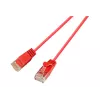 Wirewin Cat.6 Slim-Light tinklo kabelis U/UTP 3,0 m raudonas PKW-LIGHT-K6 3.0 RT
