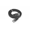 Wirewin Cat6 U/UTP plonas Ethernet tinklo kabelis, 7,5 m, juodas PKW-SLIM-KAT6 7.5 SW