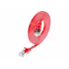 Wirewin SLIM S6 01 RT – Cat.6 SLIM tinklo kabelis, STP(PIMF), 0,1 m, raudonas PKW-STP-SLIM-KAT6 0.1 RT