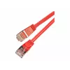 Wirewin SLIM S6 01 RT – Cat.6 SLIM tinklo kabelis, STP(PIMF), 0,1 m, raudonas PKW-STP-SLIM-KAT6 0.1 RT