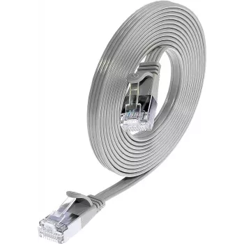 Wirewin Triotronik Cat6 U/FTP plonas tinklo kabelis 0,25 m, pilkas PKW-STP-SLIM-KAT6 0.25